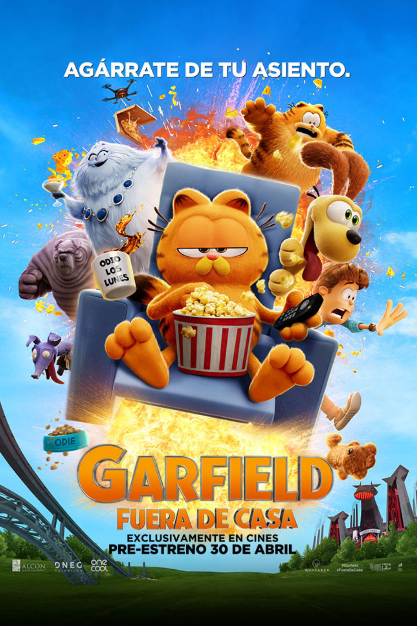 Garfield Fuera de casa Sony Pictures Colombia